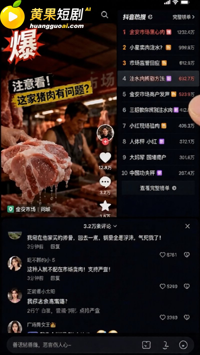 AI短剧《极品特务：别惹卖猪肉的》第七集 双向卧底暧昧暗流涌动