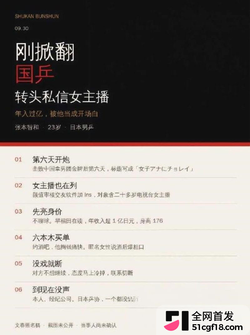 日本乒乓球员 张本智和 亚运夺冠才六天 交友软件疯狂约炮 20多个女主播甩实锤证据